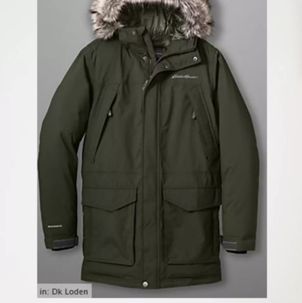 Eddie Bauer Men's Weatheredge Superior Down Parka Gem